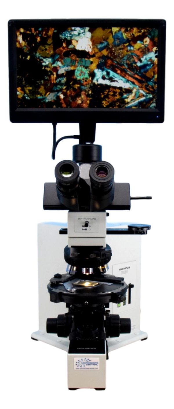 Olympus BX50 Polarized Light Digital Microscope Fashion