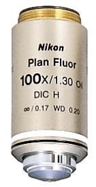 Nikon 100x Oil Plan Fluorite Microscope Objective For Sale