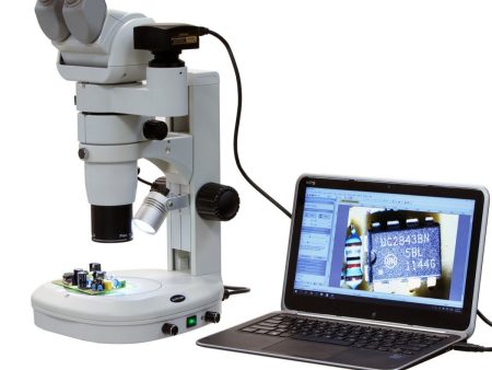 AmScope 8X-80X CMO Trinocular Zoom Stereo Microscope with Adjustable Head + 16MP USB3.0 Camera Supply