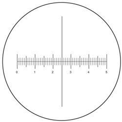 Eyepiece Reticle for Unitron Examet-5 Microscope Supply