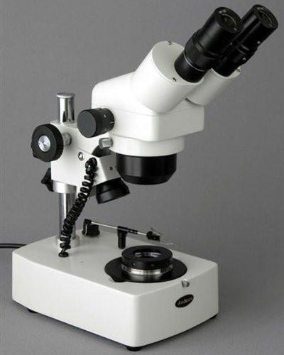 AmScope 10X-40X Darkfield Jewelry Gem Stereo Zoom Microscope For Cheap