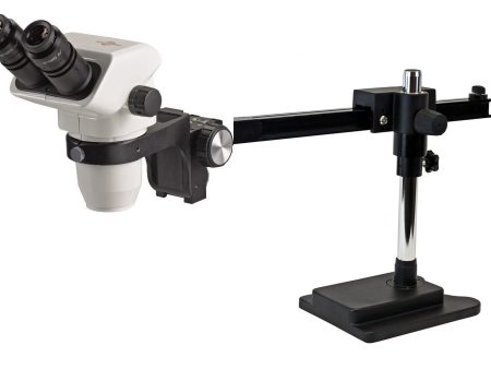 Accu-Scope 3075   3076 Zoom Stereo Microscope on Gliding Arm Boom Stand Supply