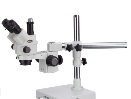 7X-45X Simul-Focal Stereo Lockable Zoom Microscope on Single Arm Boom Stand Online