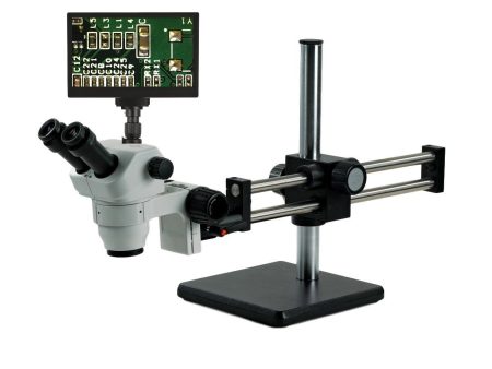 Accu-Scope 3079 HD Digital Microscope on Ball Bearing Boom Stand - 8x-35x Supply