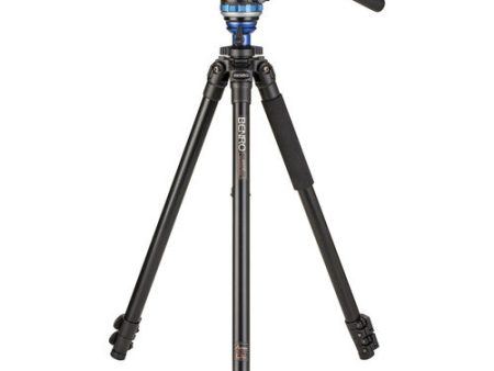 Benro A2573F Aluminum Single Tube Tripod with S6Pro Fluid Video Head Fashion