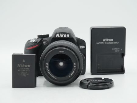 Nikon D3200 DSLR Camera with 18-55mm Lens *USED* Fashion