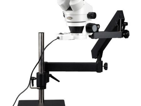 Amscope 3.5X-90X Articulating Trinocular Zoom Microscope with Ring Light Discount