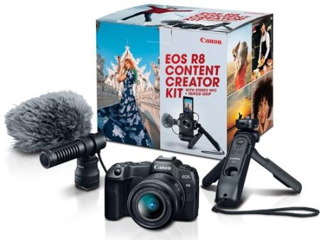 Canon EOS R8 Mirrorless Camera Content Creator Kit Hot on Sale