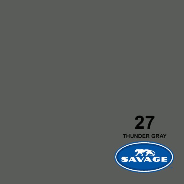 Savage #27 Seamless Background Paper (86  x 36 ) - Thunder Gray on Sale