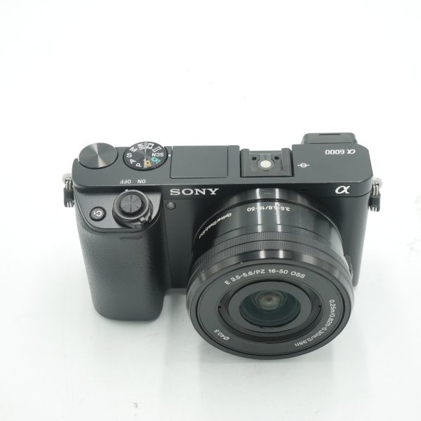 Sony Alpha a6000 Mirrorless Digital Camera with 16-50mm Lens (Black) USED Cheap