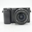 Sony Alpha a6000 Mirrorless Digital Camera with 16-50mm Lens (Black) USED Cheap