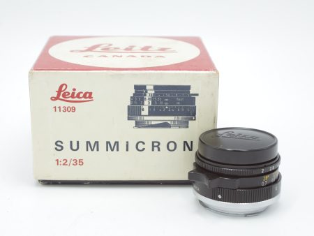 Leica M Summicron 35mm f 2 Lens 11309 *USED* Sale