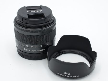 Canon EF-M 15-45mm f 3.5-6.3 IS STM Lens (Graphite) *USED* For Cheap