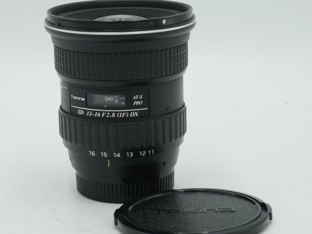 Tokina 11-16mm f 2.8 AT-X 116 Pro DX Autofocus Lens for Nikon DX-Format DSLRs *USED* Cheap