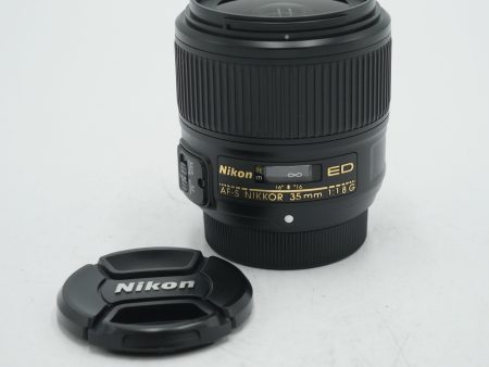 Nikon AF-S NIKKOR 35mm f 1.8G ED Lens *USED* Hot on Sale