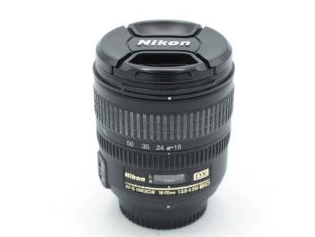 Nikon AF-S NIKKOR 18-70mm f 3.5-4.5G ED-IF AF-S DX Lens *USED* Fashion