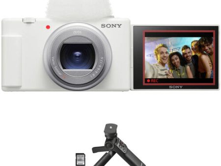 Sony ZV-1 II Digital Camera (White) with Vlogger Accessory Kit Cheap