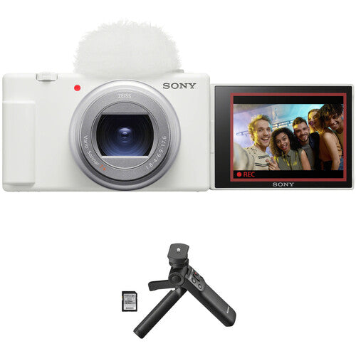 Sony ZV-1 II Digital Camera (White) with Vlogger Accessory Kit Cheap