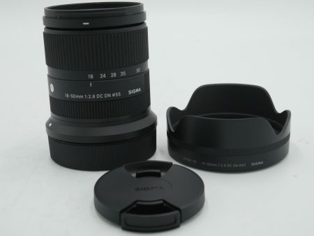 Sigma 18-50mm f 2.8 DC DN Contemporary Lens for Canon RF *USED* Sale