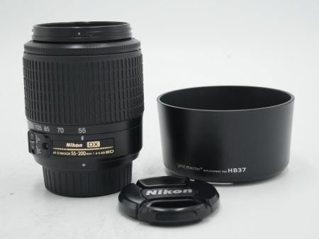 Nikon AF-S DX Zoom-NIKKOR 55-200mm f 4-5.6G ED Lens *USED* Online now