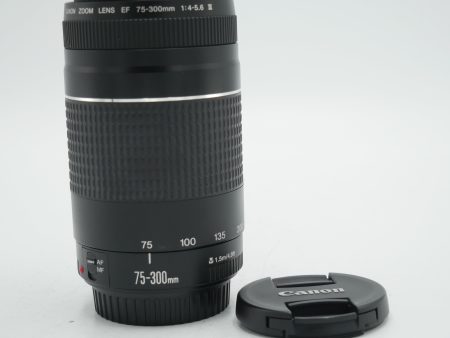 Canon EF 75-300mm f 4-5.6 III Lens *USED* For Discount