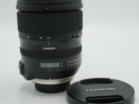 Tamron SP 24-70mm f 2.8 Di VC USD G2 Lens for Nikon F *USED* Fashion