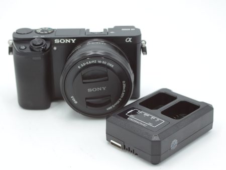 Sony Alpha a6000 Mirrorless Digital Camera with 16-50mm Lens (Black) *USED* Supply