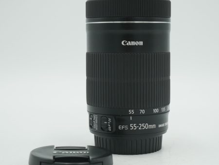 Canon EF-S 55-250mm f 4-5.6 IS Lens *USED* Online now