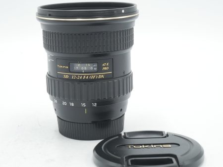 Tokina 12-24mm f 4 AT-X 124 AF Pro DX Lens For Nikon F *USED* For Discount