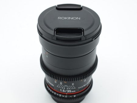 Rokinon 35mm T1.5 Cine AS UMC Lens for Canon EF Mount *USED* Online Hot Sale