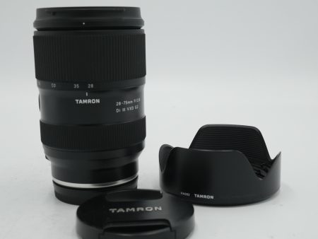 Tamron 28-75mm f 2.8 Di III VXD G2 Lens for Sony E *USED* Online Hot Sale