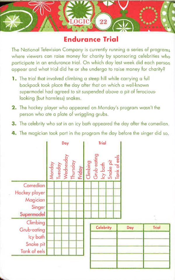 Pocket Posh Christmas Logic 2: 100 Puzzles Cheap